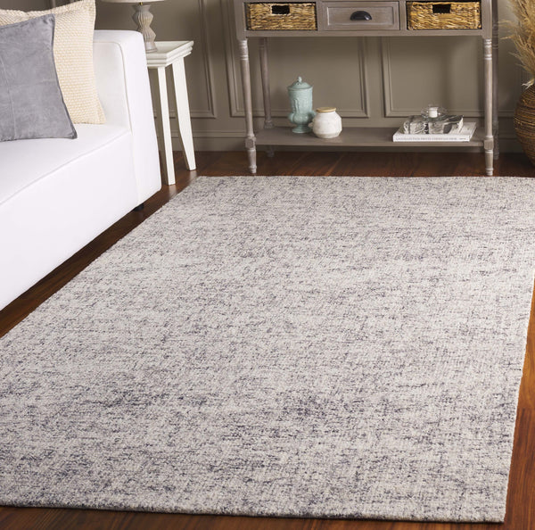 Safavieh Abstract Modern Hand-tufted Runner Rug In Sophisticated Grey And Ivory For Elegant Home Decor Grey ,Ivory 80% Wool,20% Cotton Abt175f-5