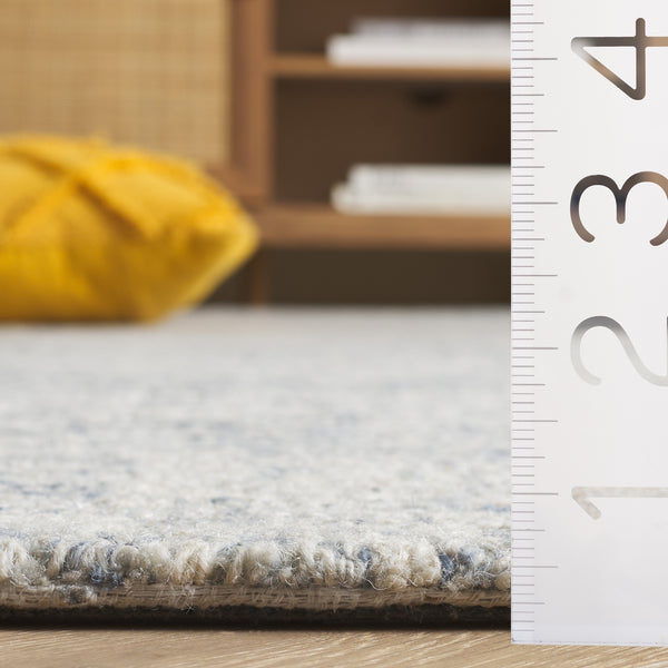 Safavieh Abstract Hand-tufted Area Rug In Grey And Ivory - Elevate Your Space With Modern Elegance And Style Light Blue ,Ivory 80% Wool,20% Cotton Abt175l-3