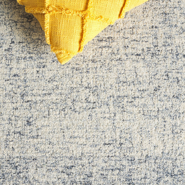 Safavieh Abstract Modern Hand-tufted Runner Rug In Sophisticated Grey And Ivory For Elegant Home Decor Light Blue ,Ivory 80% Wool,20% Cotton Abt175l-5