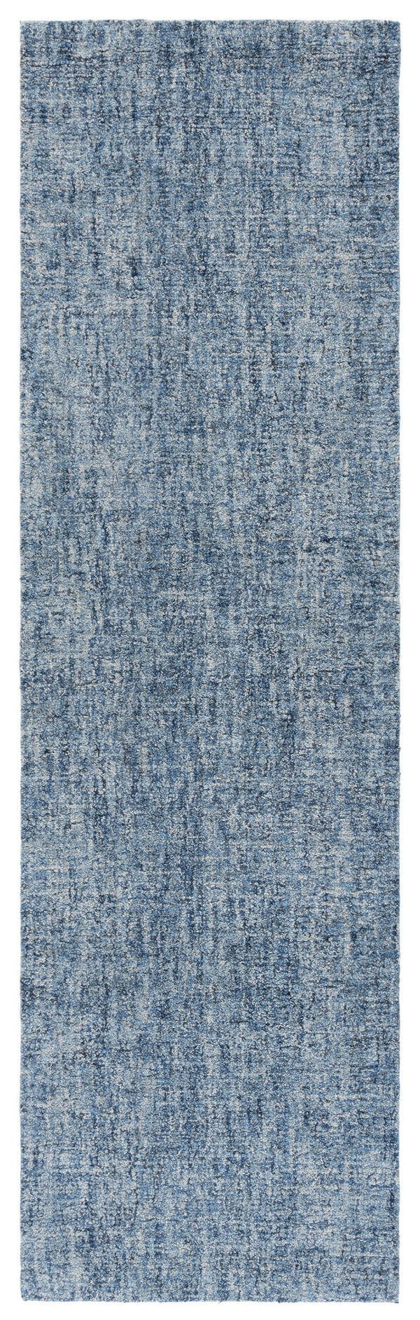Safavieh Abstract Modern Hand-tufted Runner Rug In Sophisticated Grey And Ivory For Elegant Home Decor Blue ,Ivory 80% Wool,20% Cotton Abt175m-28