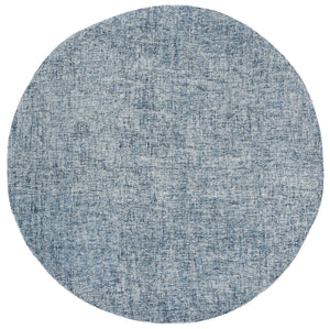 Safavieh Abstract Modern Hand-tufted Runner Rug In Sophisticated Grey And Ivory For Elegant Home Decor Blue ,Ivory 80% Wool,20% Cotton Abt175m-6r
