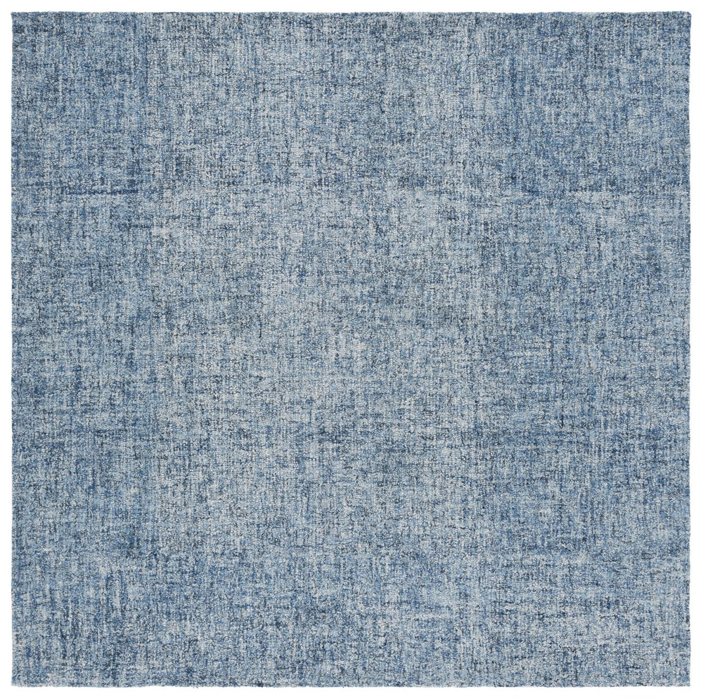 Safavieh Abstract Modern Hand-tufted Runner Rug In Sophisticated Grey And Ivory For Elegant Home Decor Blue ,Ivory 80% Wool,20% Cotton Abt175m-6sq