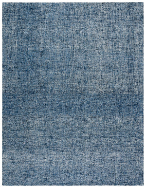 Safavieh Abstract Modern Hand-tufted Runner Rug In Sophisticated Grey And Ivory For Elegant Home Decor Blue ,Ivory 80% Wool,20% Cotton Abt175m-8