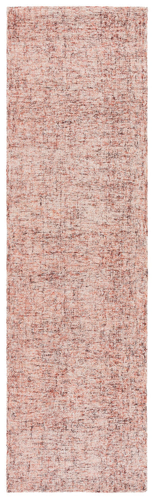 Safavieh Abstract Modern Hand-tufted Runner Rug In Sophisticated Grey And Ivory For Elegant Home Decor Rust ,Ivory 80% Wool,20% Cotton Abt175p-28