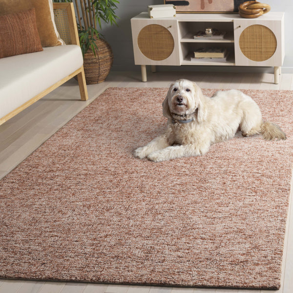 Safavieh Abstract Hand-tufted Area Rug In Grey And Ivory - Elevate Your Space With Modern Elegance And Style Rust ,Ivory 80% Wool,20% Cotton Abt175p-6