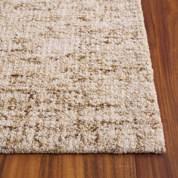 Safavieh Abstract Modern Hand-tufted Runner Rug In Sophisticated Grey And Ivory For Elegant Home Decor Light Brown ,Ivory 80% Wool,20% Cotton Abt175t-5