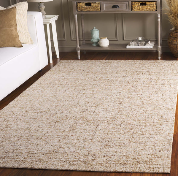 Safavieh Abstract Hand-tufted Area Rug In Grey And Ivory - Elevate Your Space With Modern Elegance And Style Light Brown ,Ivory 80% Wool,20% Cotton Abt175t-6