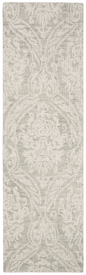 Safavieh Abstract Hand-Tufted 4X6 Wool Rug In Grey Ivory — Plush 0.5" Pile, Abstract-Damask Elegance For Home Decor ABT204A-4R