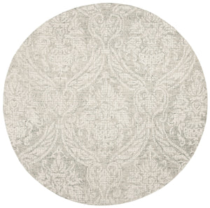 Safavieh Abstract Hand-Tufted 4X6 Wool Rug In Grey Ivory — Plush 0.5" Pile, Abstract-Damask Elegance For Home Decor ABT204A-4R