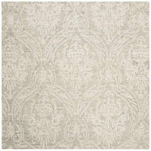 Safavieh Abstract Hand-Tufted 4X6 Wool Rug In Grey Ivory — Plush 0.5" Pile, Abstract-Damask Elegance For Home Decor ABT204A-4R
