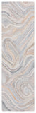 Safavieh Abstract 209 Hand Tufted Geometric Rug Grey / Brown 2'-3" x 8'