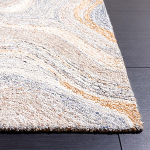 Safavieh Abstract 209 Hand Tufted Geometric Rug Grey / Brown 8' x 10'