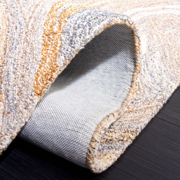 Safavieh Abstract 209 Hand Tufted Geometric Rug Grey / Brown 8' x 10'