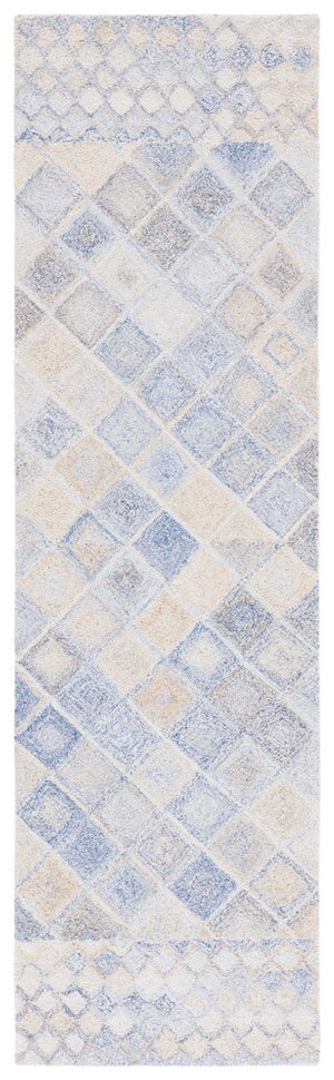 Safavieh Abstract 212 ABT212 Hand Tufted Geometric Rug Blue / Grey ABT212M-6