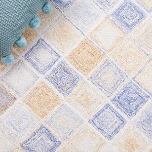 Safavieh Abstract 212 ABT212 Hand Tufted Geometric Rug Blue / Grey ABT212M-6