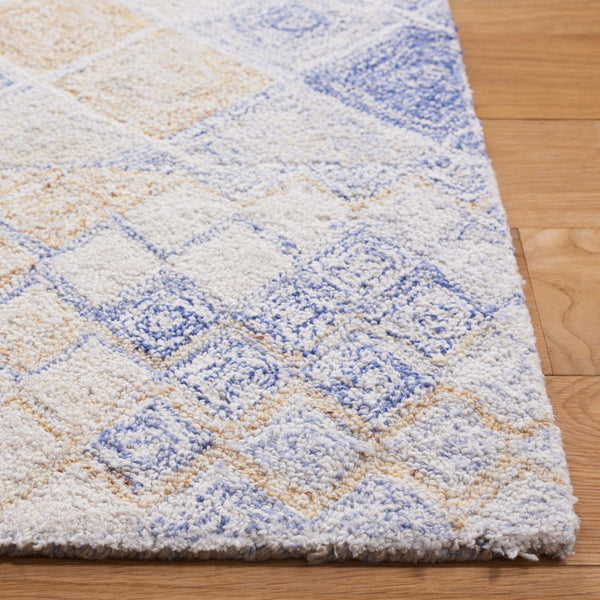 Safavieh Abstract 212 ABT212 Hand Tufted Geometric Rug Blue / Grey ABT212M-6