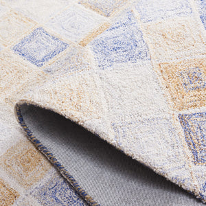 Safavieh Abstract 212 ABT212 Hand Tufted Geometric Rug Blue / Grey ABT212M-6