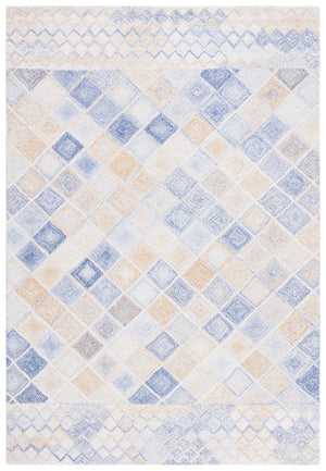 Safavieh Abstract 212 ABT212 Hand Tufted Geometric Rug Blue / Grey ABT212M-6