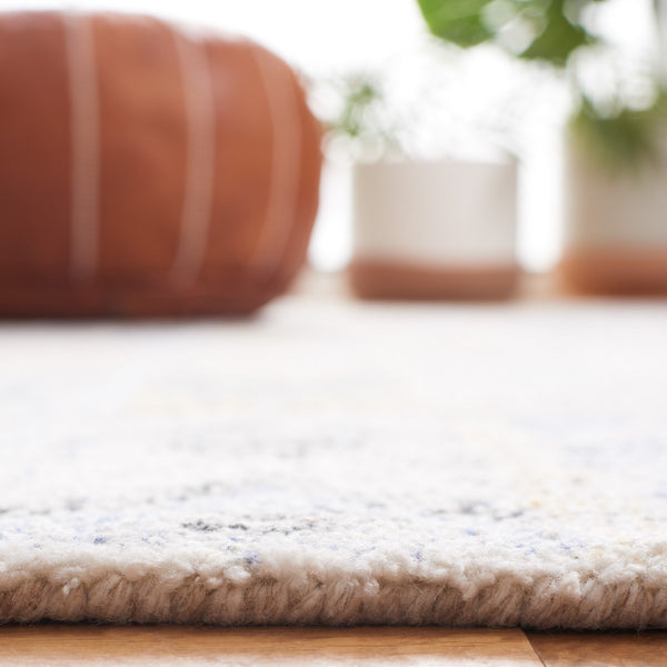 Safavieh Abstract 213 Hand Tufted Geometric Rug Blue / Rust 8' x 10'