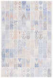 Safavieh Abstract 213 Hand Tufted Geometric Rug Blue / Rust 8' x 10'