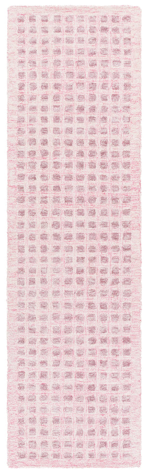 Safavieh Abstract 253u Pink Area Rug - Luxurious 6' Round Hand-tufted Elegance For Modern Home Décor Pink 60% Wool,25% Jute,15% Cotton Abt253u-6r