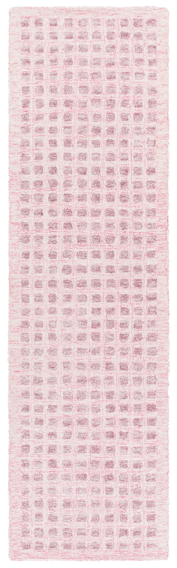 Safavieh Abstract 253u Pink Area Rug - Luxurious 6' Round Hand-tufted Elegance For Modern Home Décor Pink 60% Wool,25% Jute,15% Cotton Abt253u-6r