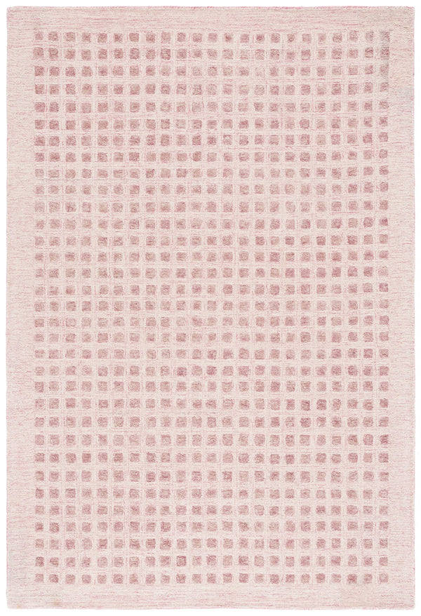 Safavieh Abstract 253u Pink Area Rug - Luxurious 6' Round Hand-tufted Elegance For Modern Home Décor Pink 60% Wool,25% Jute,15% Cotton Abt253u-6r