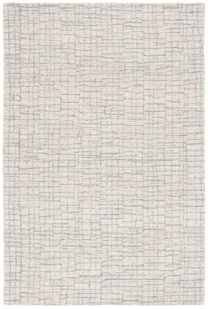 Safavieh Abstract Hand Tufted Wool Jute Runner Rug Geometric Ivory Blue Hallway Accent 6'-0" x 9'-0" ABT254L-6