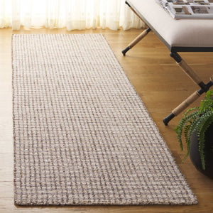 Safavieh Abstract Hand Tufted Wool Jute Runner Rug Beige Grey Hallway Entryway Accent ABT256F-28