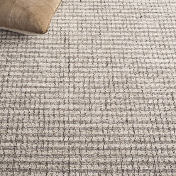 Safavieh Abstract Hand Tufted Wool Jute Blend Area Rug Neutral Beige Grey Low Pile Living Room ABT256F-5