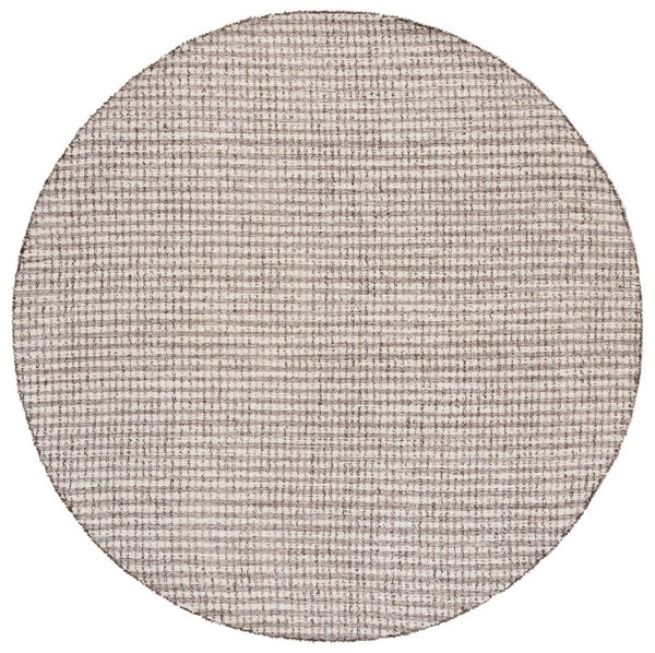 Safavieh Abstract Hand Tufted Wool Jute Round Area Rug Neutral Beige Grey Artisan Woven ABT256F-6R
