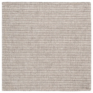 Safavieh Abstract Hand Tufted Wool Jute Area Rug Neutral Beige Grey for Living Bedroom Office ABT256F-6SQ