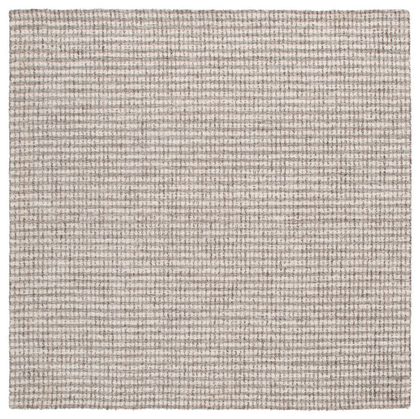 Safavieh Abstract Hand Tufted Wool Jute Area Rug Neutral Beige Grey for Living Bedroom Office ABT256F-6SQ