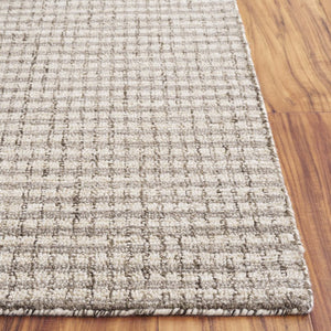 Safavieh Abstract Hand Tufted Wool Jute Rug Neutral Beige Grey Texture for Living Bedroom ABT256F-8