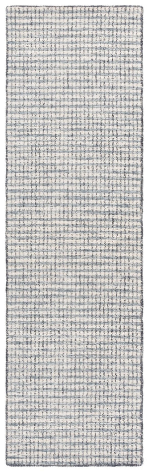 Safavieh Abstract Hand Tufted Wool Jute Runner Rug for Hallways in Ivory and Black ABT256Z-28