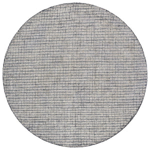 Safavieh Abstract Hand Tufted Wool Jute Round Rug Low Pile Ivory Black Living Room Accent ABT256Z-6R