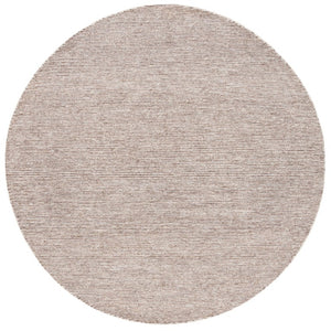 Safavieh Abstract Hand Tufted Wool Jute Runner Rug in Ivory for Hallways and Entryways 6'-0" x 6'-0" (Round) ABT258A-6R