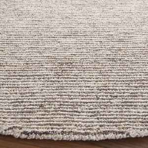 Safavieh Abstract Hand Tufted Wool Jute Runner Rug in Ivory for Hallways and Entryways 6'-0" x 6'-0" (Round) ABT258A-6R