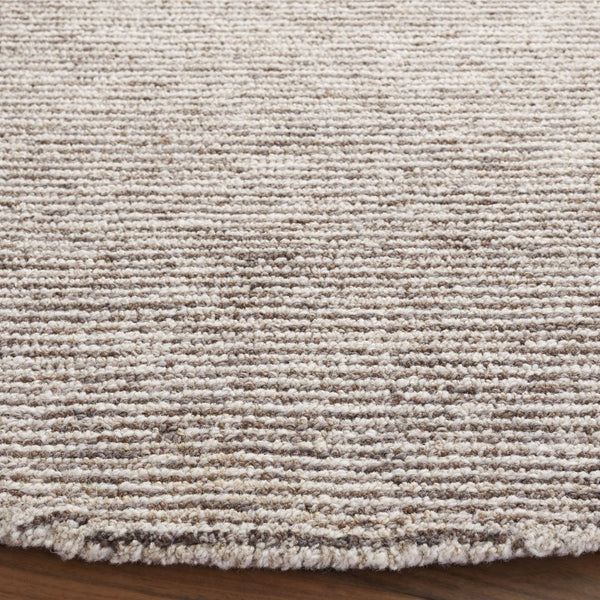 Safavieh Abstract Hand Tufted Wool Jute Runner Rug in Ivory for Hallways and Entryways 6'-0" x 6'-0" (Round) ABT258A-6R