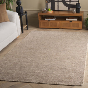 Safavieh Abstract Hand Tufted Wool Jute Runner Rug in Ivory for Hallways and Entryways 6'-0" x 9'-0" ABT258A-6