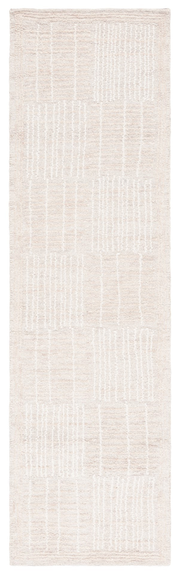 Safavieh Abstract 275 Hand Tufted Contemporary Rug Light Brown / Ivory 2'-3" x 8'