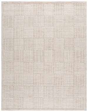Safavieh Abstract Geometric Block Motif Hand Tufted Wool Area Rug for Living Room Spaces 9'-0" x 12'-0" ABT275E-9