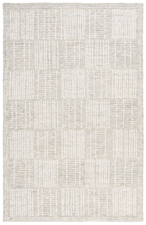 Safavieh Abstract 275 Hand Tufted Contemporary Rug Grey / Ivory 5' x 8'