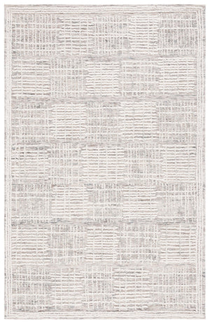 Safavieh Abstract 275 Hand Tufted Contemporary Rug Dark Grey / Ivory 5' x 8'