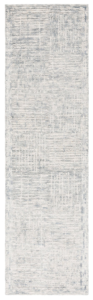 Safavieh Abstract Hand-Tufted Light Blue & Ivory Area Rug — Wool-Cotton Low Pile, Modern Abstract Motif Durable 10'-0" x 14'-0" ABT275K-10