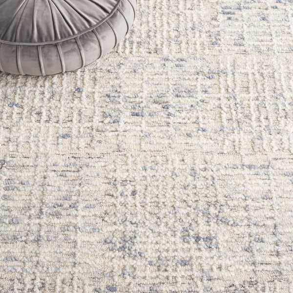 Safavieh Abstract 275 Hand Tufted Contemporary Rug Light Blue / Ivory 5' x 8'