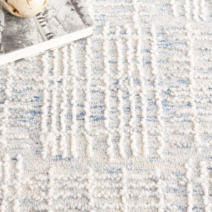 Safavieh Abstract 275 Hand Tufted Contemporary Rug Blue / Grey 5' x 8'