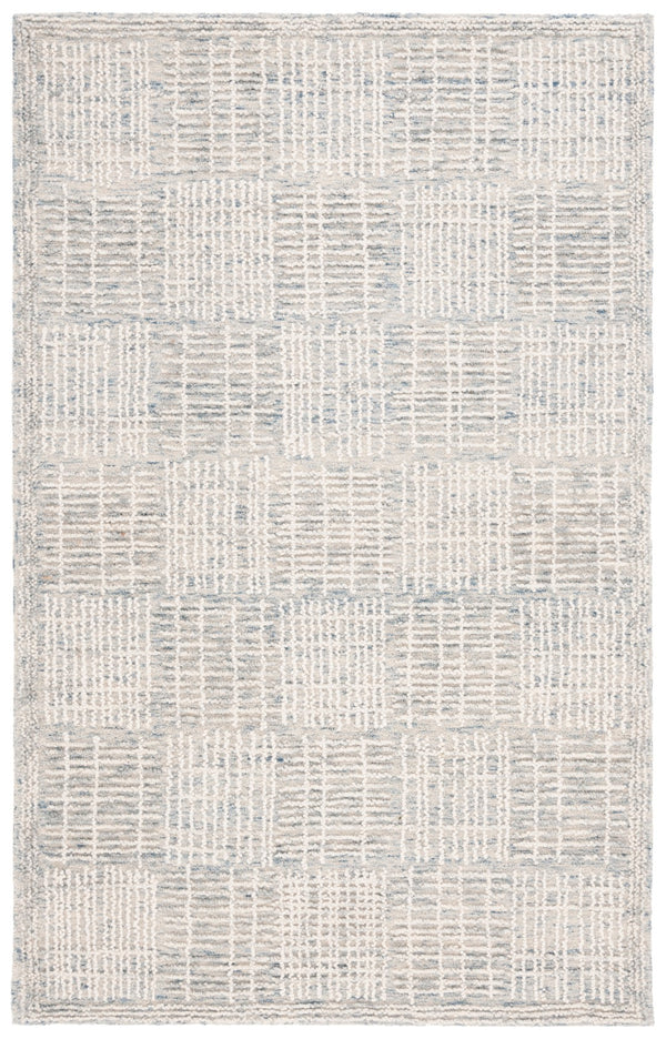 Safavieh Abstract 275 Hand Tufted Contemporary Rug Blue / Grey 5' x 8'