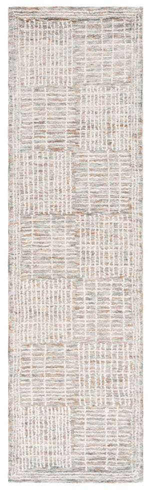 Safavieh Abstract 275 Hand Tufted Contemporary Rug Brown / Ivory 2'-3" x 8'