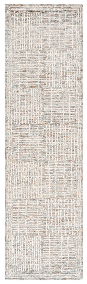 Safavieh Abstract 275 Hand Tufted Contemporary Rug Brown / Ivory 8' x 10'
